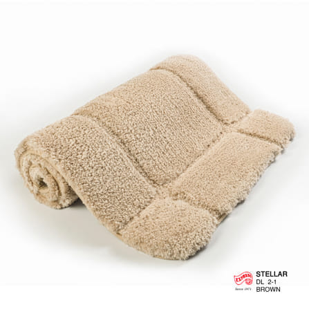 พรมเช็ดเท้ายาว EXPRESS CARPET รุ่น DL2-1 ขนาด50X120 ซม. หนา 12-22 มม. สีน้ำตาล _2