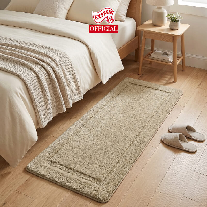 พรมเช็ดเท้ายาว EXPRESS CARPET รุ่น DL3-4 ขนาด50X120 ซม. หนา 12-20 มม. สีน้ำตาล _3