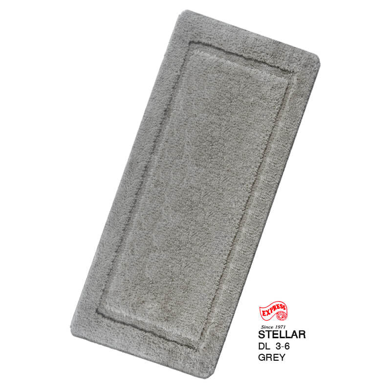 พรมเช็ดเท้ายาว EXPRESS CARPET รุ่น DL3-6 ขนาด50X120 ซม. หนา 12-20 มม. สีเทา _0