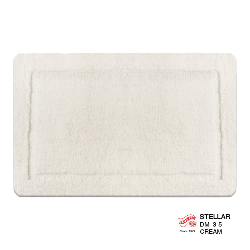 พรมเช็ดเท้าหน้าประตู EXPRESS CARPET รุ่น DM3-5 ขนาด45X70 ซม. หนา 12-20 มม. สีครีม _0