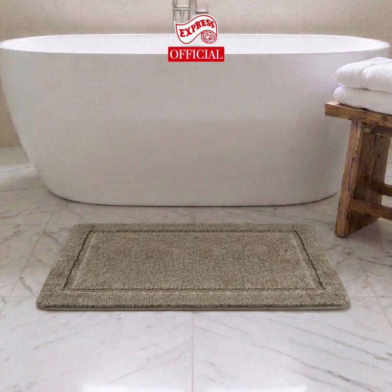 พรมเช็ดเท้าหน้าประตู EXPRESS CARPET รุ่น DM3-7 ขนาด45X70 ซม. หนา 12-20 มม. สีโทป _3