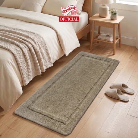 พรมเช็ดเท้ายาว EXPRESS CARPET รุ่น D3-7 ขนาด50X120 ซม. หนา 12-20 มม. สีโทป_3