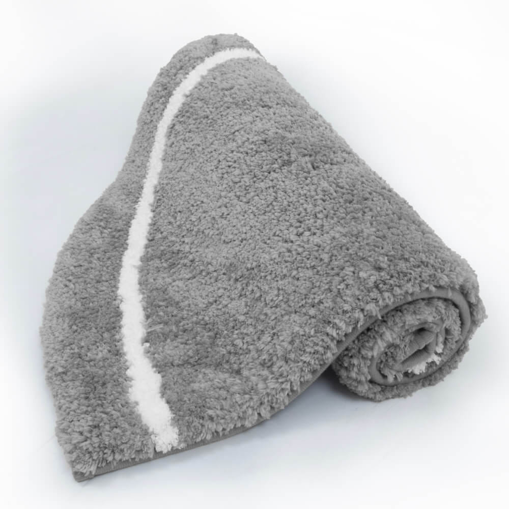 พรมเช็ดเท้าหน้าประตู EXPRESS CARPET รุ่น EH2-6 ขนาด ครึ่งวงกลม 45X75 ซม. หนา 20 มม. สีเทา_2