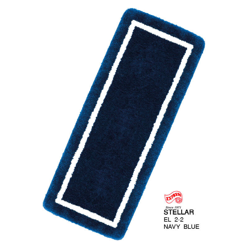 พรมเช็ดเท้ายาว EXPRESS CARPET รุ่น EL2-2 ขนาด50X120 ซม. หนา 20 มม. สีน้ำเงิน _0