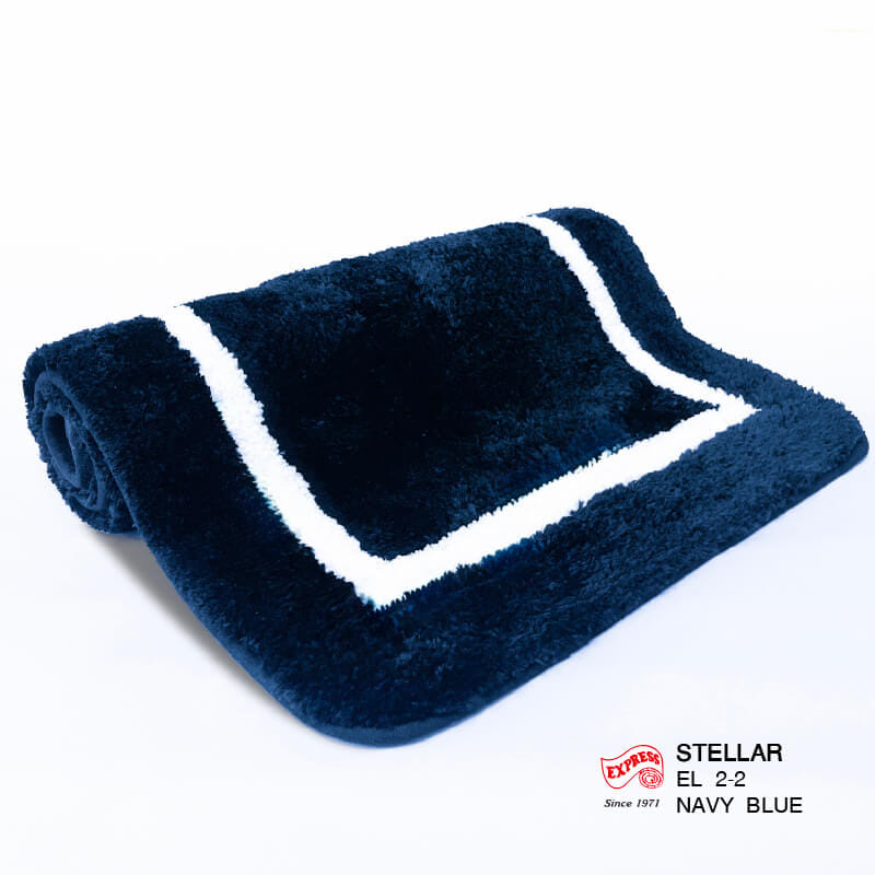 พรมเช็ดเท้ายาว EXPRESS CARPET รุ่น EL2-2 ขนาด50X120 ซม. หนา 20 มม. สีน้ำเงิน _2