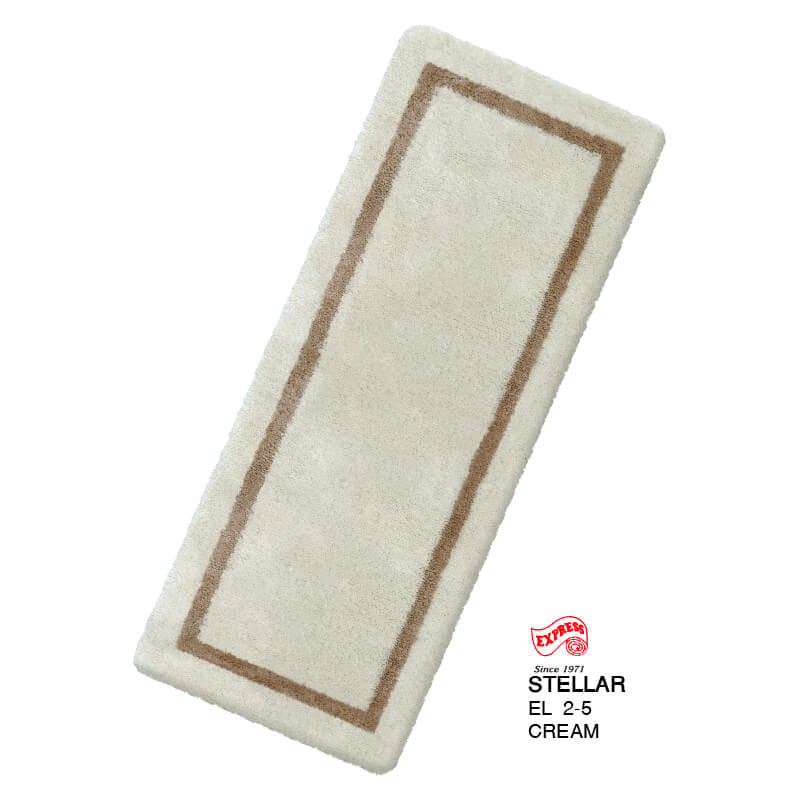 พรมเช็ดเท้ายาว EXPRESS CARPET รุ่น EL2-5 ขนาด50X120 ซม. หนา 20 มม. สีครีม _0