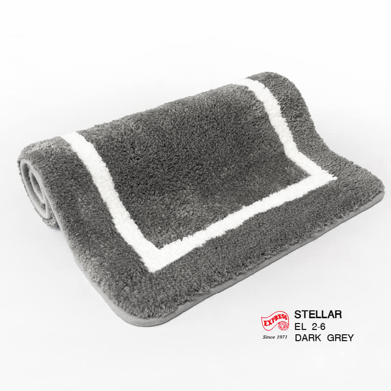พรมเช็ดเท้ายาว EXPRESS CARPET รุ่น EL2-6 ขนาด50X120 ซม. หนา 20 มม. สีเทา _2