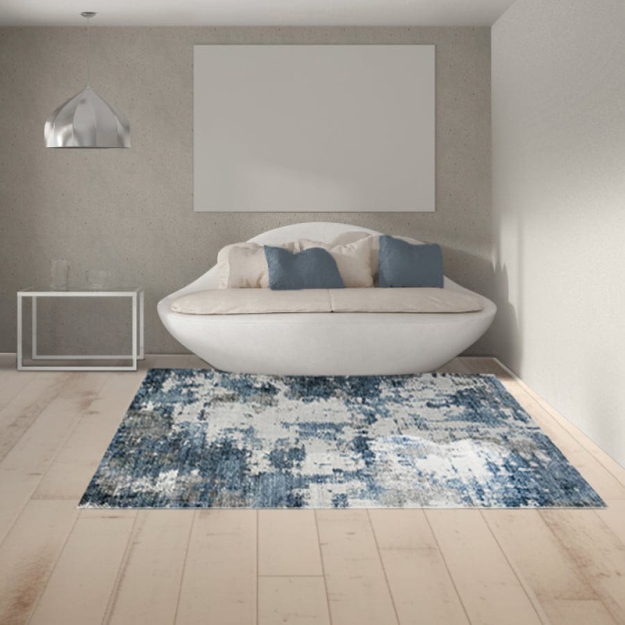 พรมปูพื้น EXPRESS CARPET รุ่น SCALA รหัส SC03 ขนาด 80X150 ซม.หนา 10 มม. สีน้ำเงิน_4