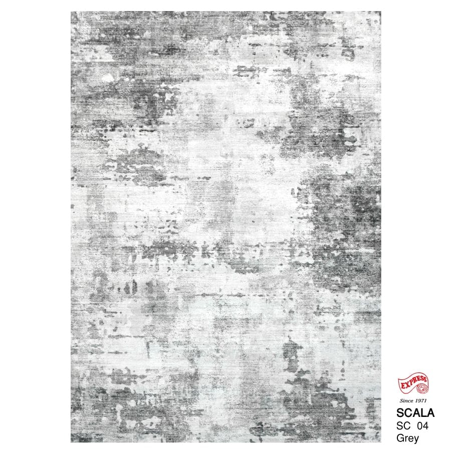 พรมปูพื้น EXPRESS CARPET รุ่น SCALA รหัส SC04 ขนาด 80X150 ซม.หนา 10 มม. สีเทา_0