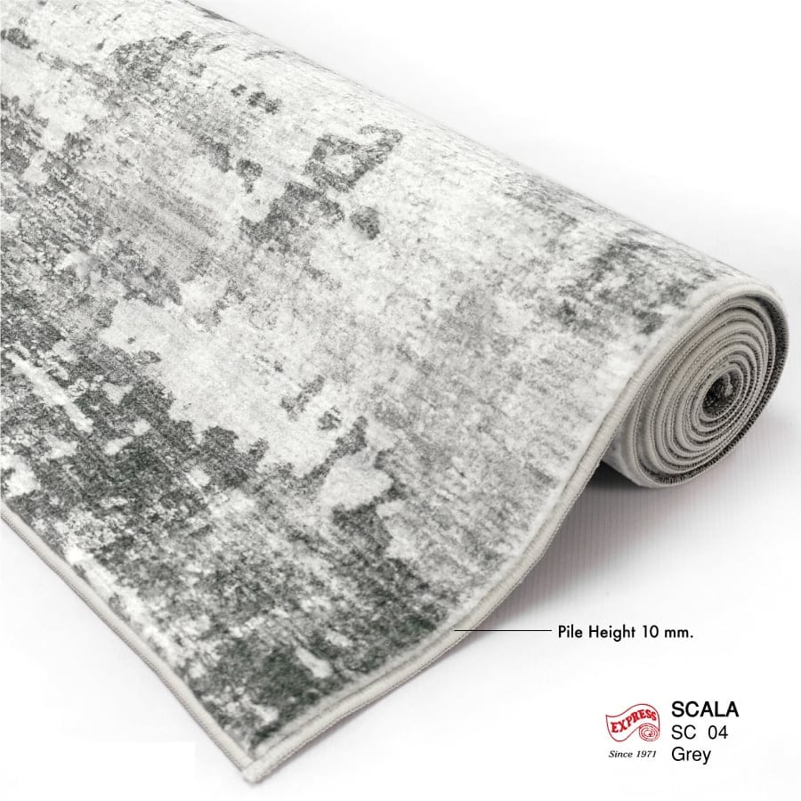 พรมปูพื้น EXPRESS CARPET รุ่น SCALA รหัส SC04 ขนาด 80X150 ซม.หนา 10 มม. สีเทา_2