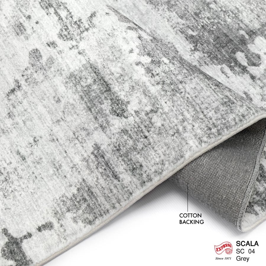พรมปูพื้น EXPRESS CARPET รุ่น SCALA รหัส SC04 ขนาด 80X150 ซม.หนา 10 มม. สีเทา_3