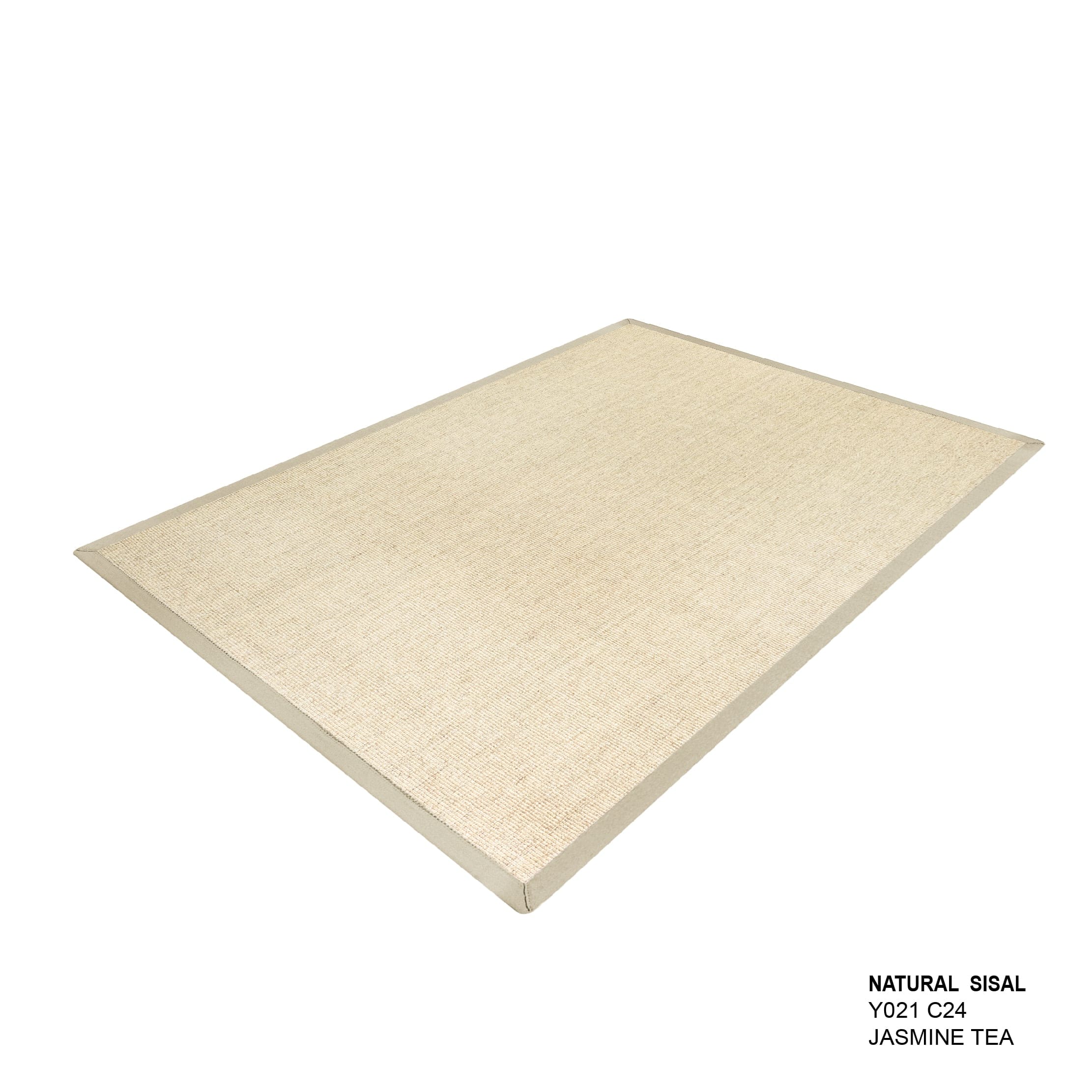 พรมปูพื้น EXPRESS CARPET รุ่น NATURAL SISAL รหัส Y021 C24 L ขนาด 160X230 ซม.หนา 10 มม. สี JASMINE TEA_1