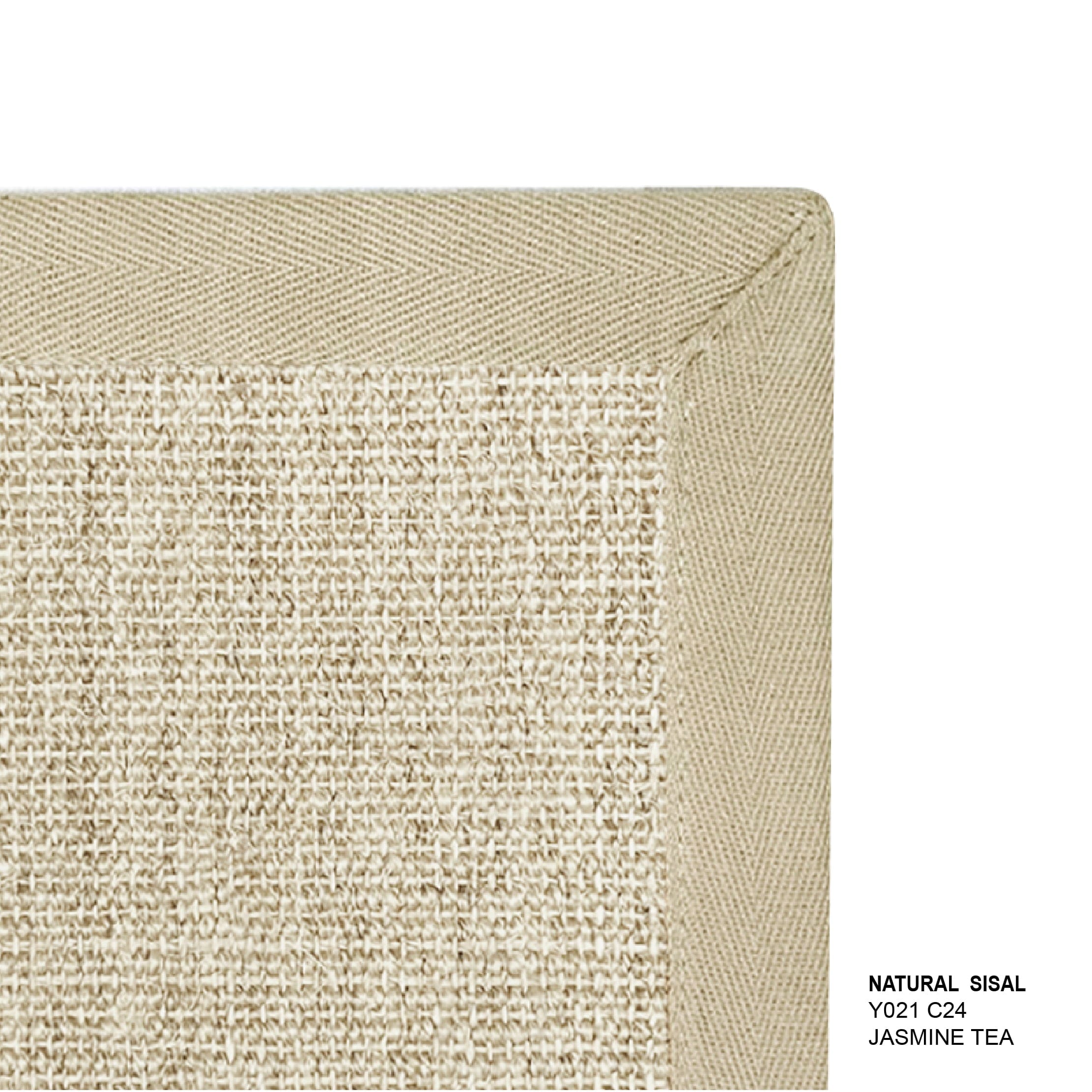 พรมปูพื้น EXPRESS CARPET รุ่น NATURAL SISAL รหัส Y021 C24 L ขนาด 160X230 ซม.หนา 10 มม. สี JASMINE TEA_2