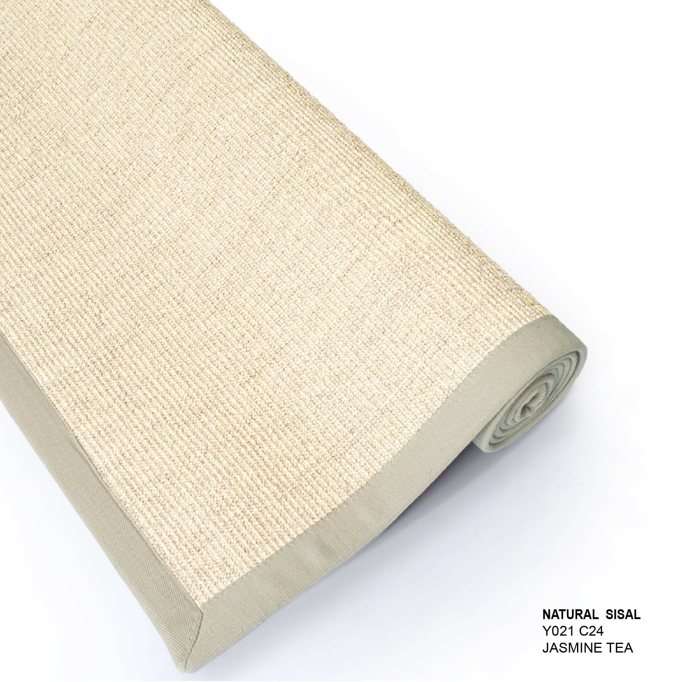 พรมปูพื้น EXPRESS CARPET รุ่น NATURAL SISAL รหัส Y021 C24 L ขนาด 160X230 ซม.หนา 10 มม. สี JASMINE TEA_3