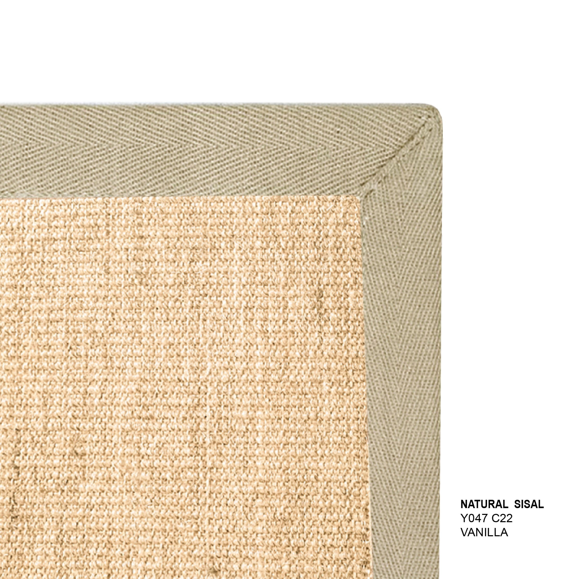 พรมปูพื้น EXPRESS CARPET รุ่น NATURAL SISAL รหัส Y047 C22 L ขนาด 160X230 ซม.หนา 10 มม. สี VANILLA_2