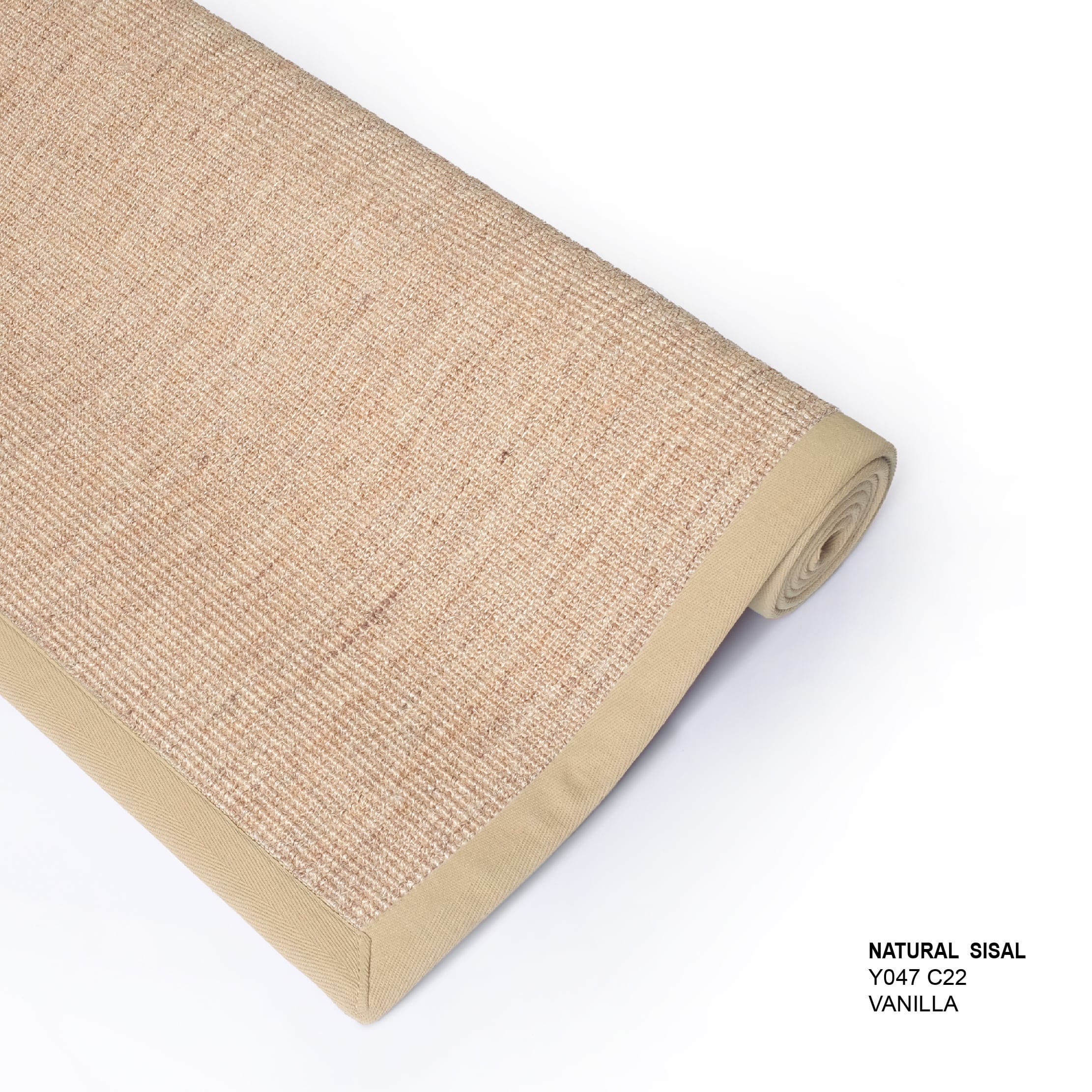 พรมปูพื้น EXPRESS CARPET รุ่น NATURAL SISAL รหัส Y047 C22 L ขนาด 160X230 ซม.หนา 10 มม. สี VANILLA_3