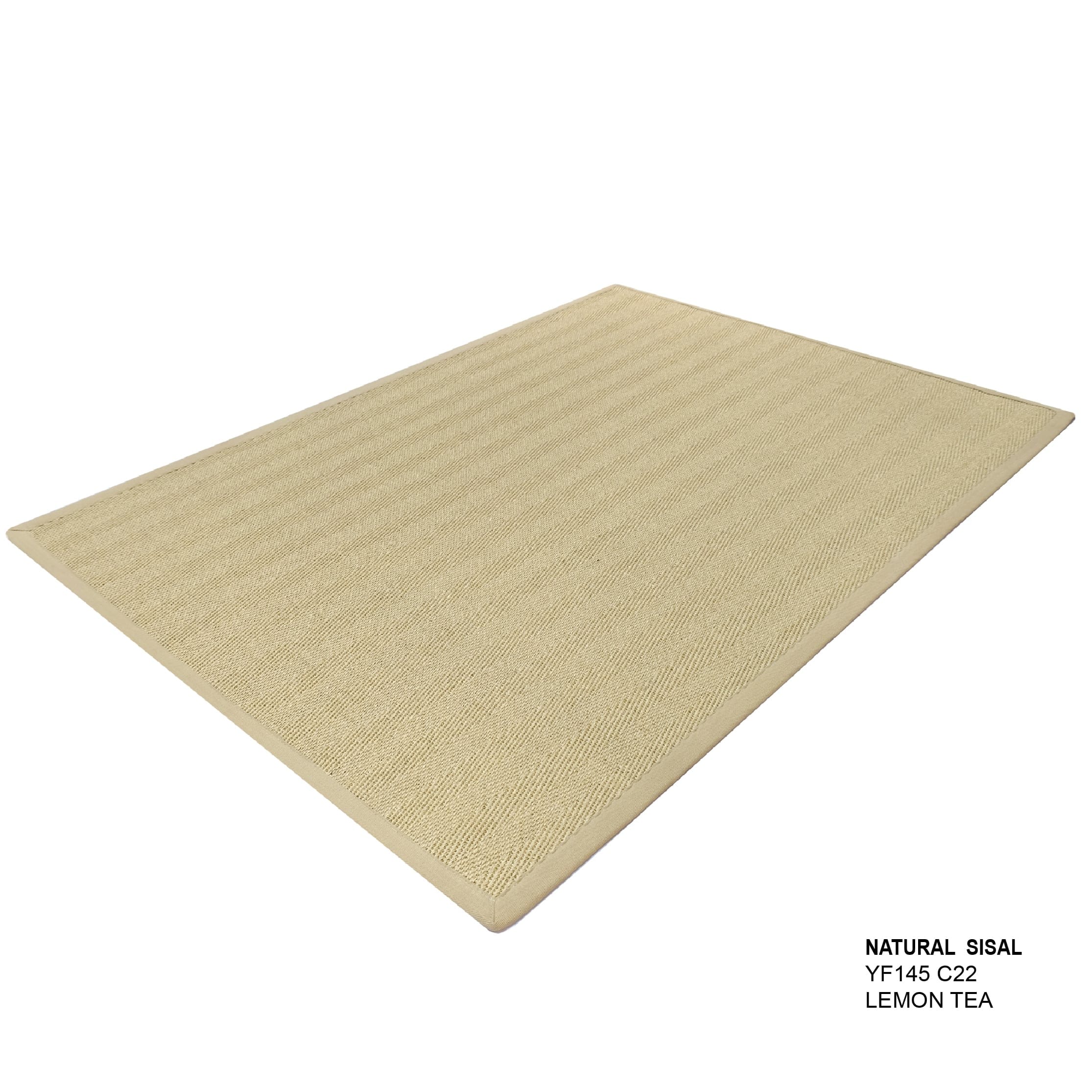 พรมปูพื้น EXPRESS CARPET รุ่น NATURAL SISAL รหัส YF145 C22 L ขนาด 160X230 ซม.หนา 10 มม. สี LEMON TEA_1