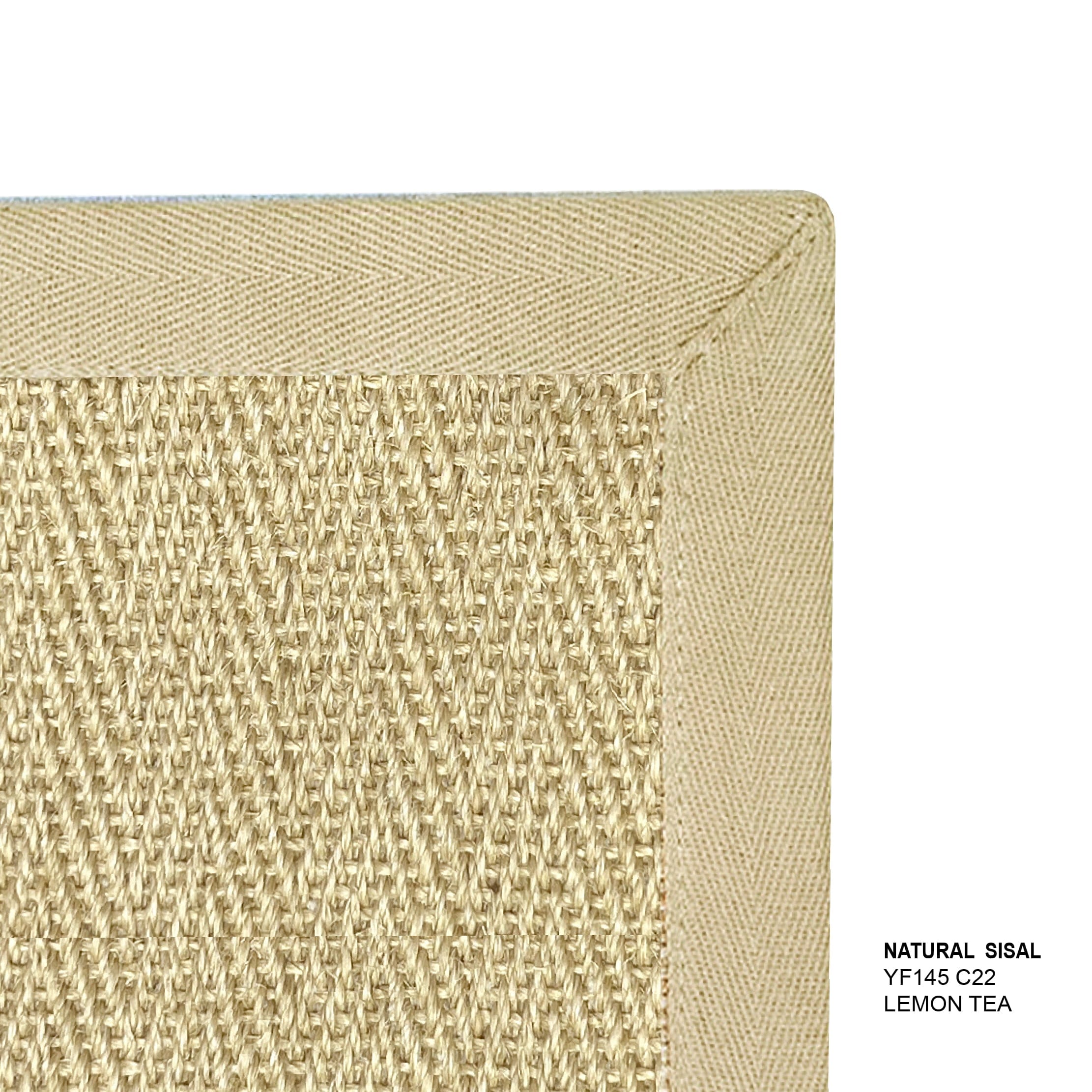 พรมปูพื้น EXPRESS CARPET รุ่น NATURAL SISAL รหัส YF145 C22 L ขนาด 160X230 ซม.หนา 10 มม. สี LEMON TEA_2