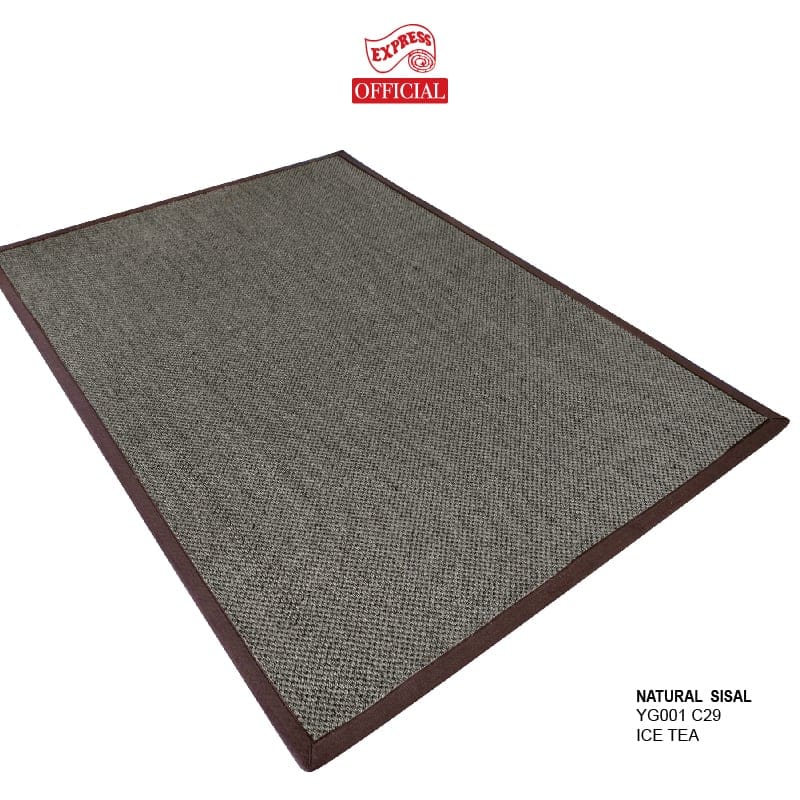 พรมปูพื้น EXPRESS CARPET รุ่น NATURAL SISAL รหัส YG001 C29 L1 ขนาด 200X290 ซม.หนา 10 มม. สี ICED TEA_1