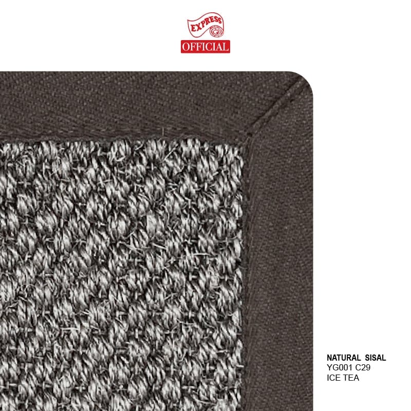 พรมปูพื้น EXPRESS CARPET รุ่น NATURAL SISAL รหัส YG001 C29 L1 ขนาด 200X290 ซม.หนา 10 มม. สี ICED TEA_2