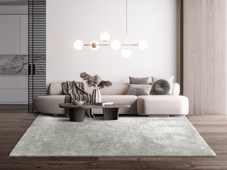 พรมปูพื้น EXPRESS CARPET รุ่น SOFTY รหัส SY03 ขนาด 160X230 ซม. หนา 30 มม. เทา