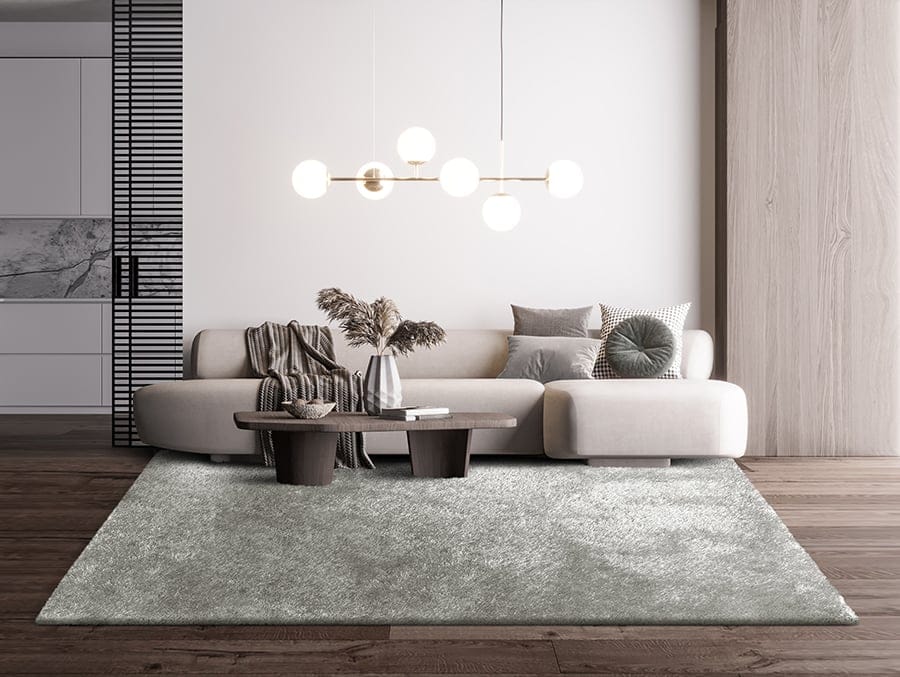 พรมปูพื้น EXPRESS CARPET รุ่น SOFTY รหัส SY05 ขนาด 200X290 ซม. หนา 30 มม. สีเทา