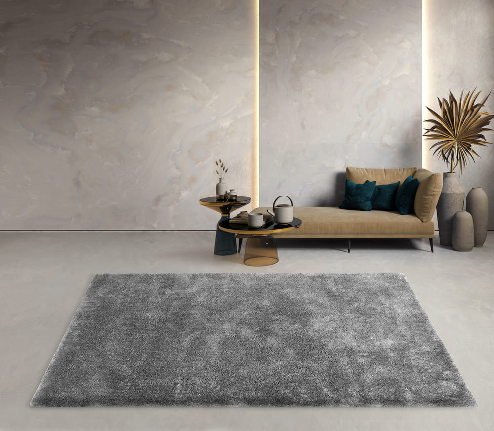 พรมปูพื้น EXPRESS CARPET รุ่น Softy รหัส SY11 ขนาด 120X170 ซม. หนา 30 มม. สีเทา_4