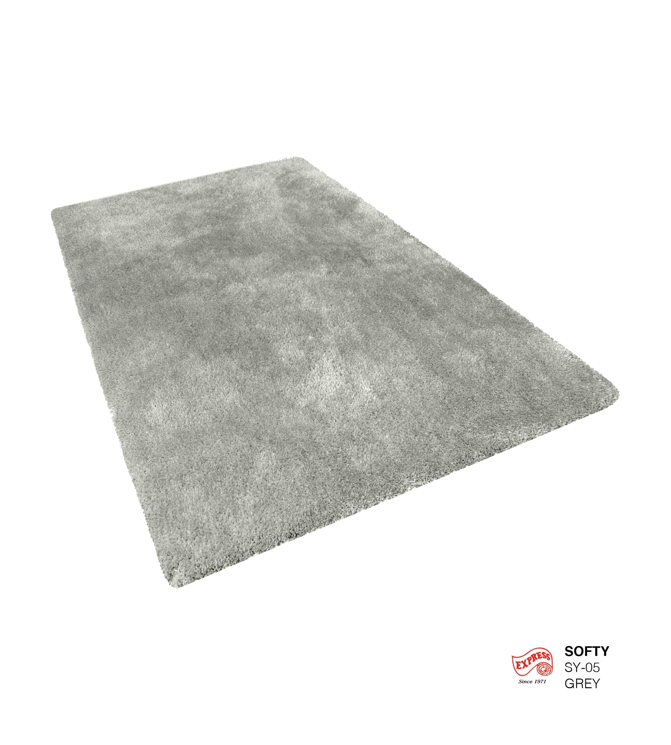 พรมปูพื้น EXPRESS CARPET รุ่น SOFTY รหัส SY05 ขนาด 200X290 ซม. หนา 30 มม. สีเทา_1