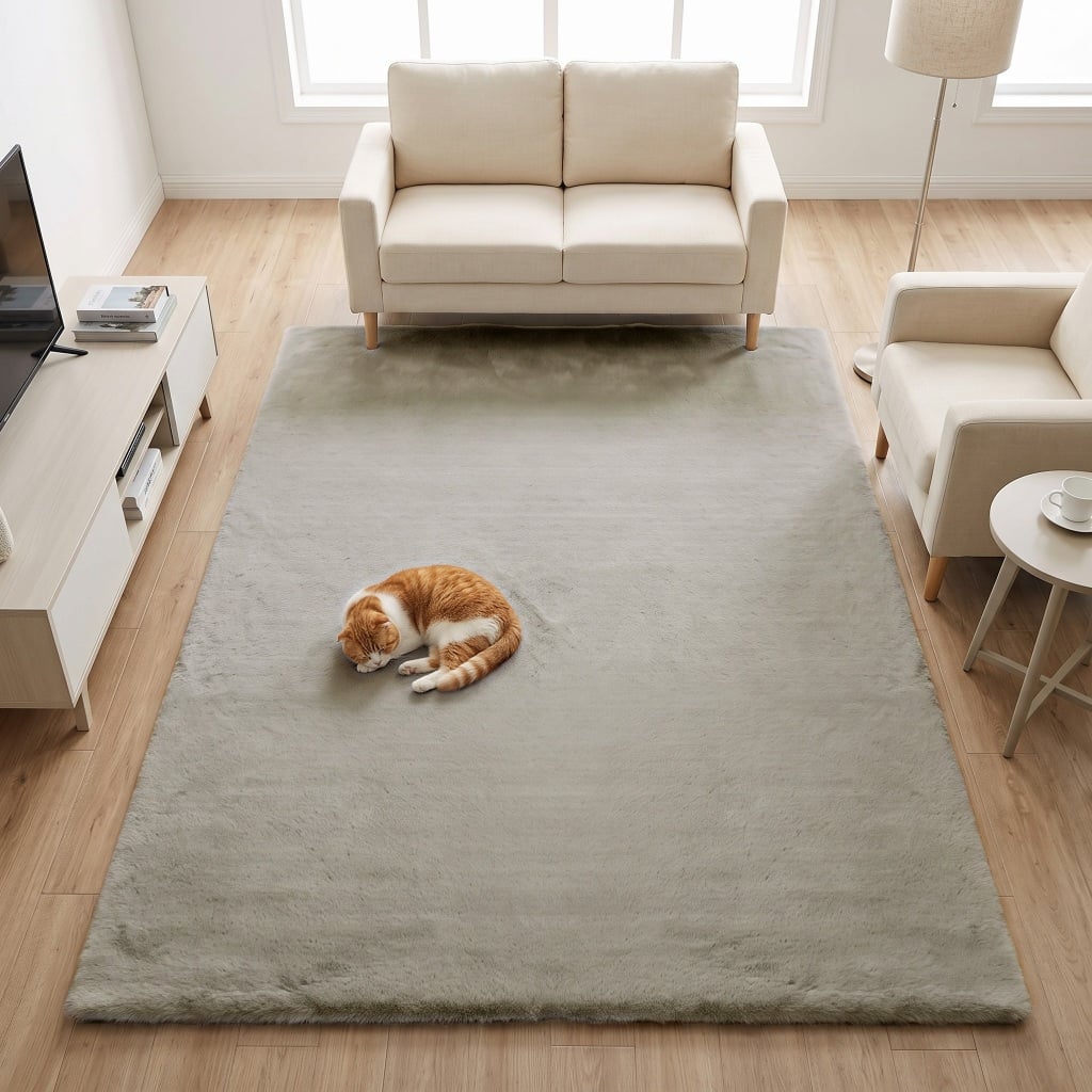พรมปูพื้น EXPRESS CARPET รุ่น BAMBI รหัส BB09 L ขนาด 160X230 ซม. หนา 35 มม.  สีน้ำตาล_3