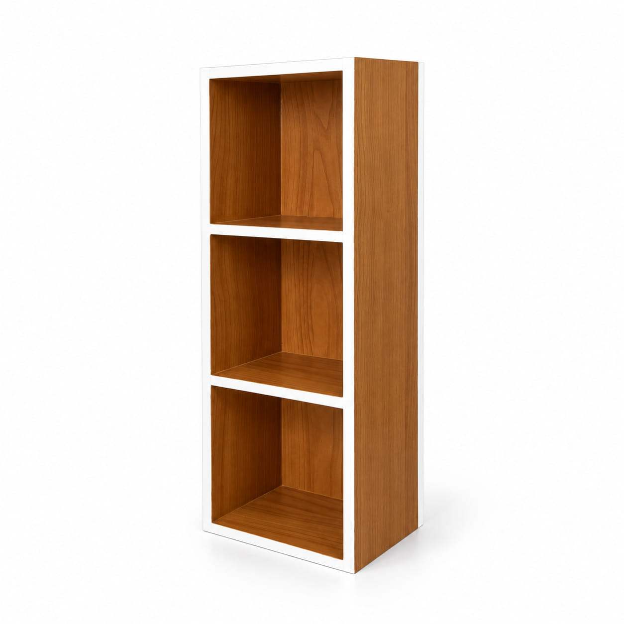 ชั้นวางของอเนกประสงค์ 3 ช่อง KEFVA 10X14X40 ซม. ลายไม้เชอร์รี่_0