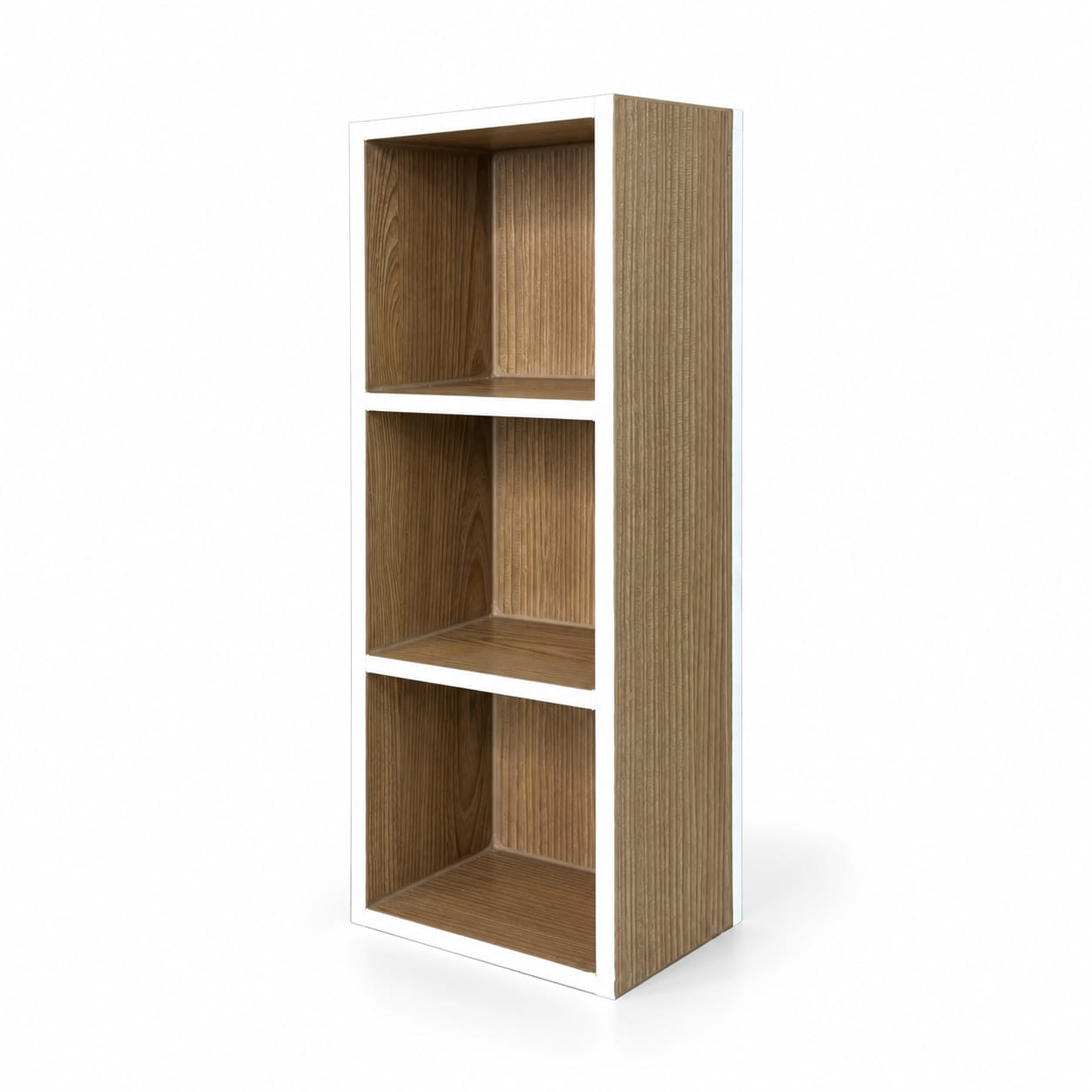 ชั้นวางของอเนกประสงค์ 3 ช่อง KEFVA 10X14X40 ซม. ลายไม้แอช_0