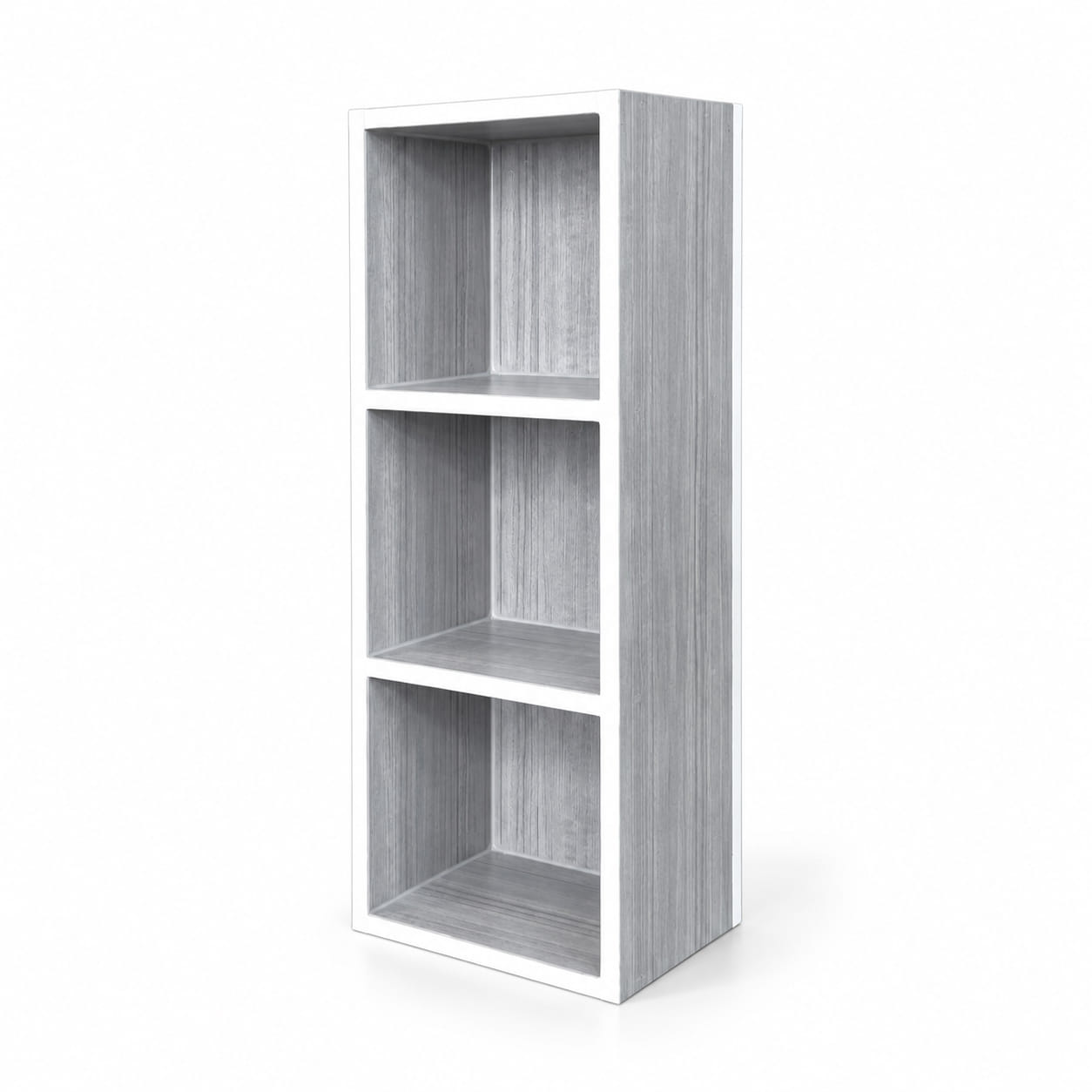 ชั้นวางของอเนกประสงค์ 3 ช่อง KEFVA ขนาด 10X14X40 ซม. ลายไม้สัก_0