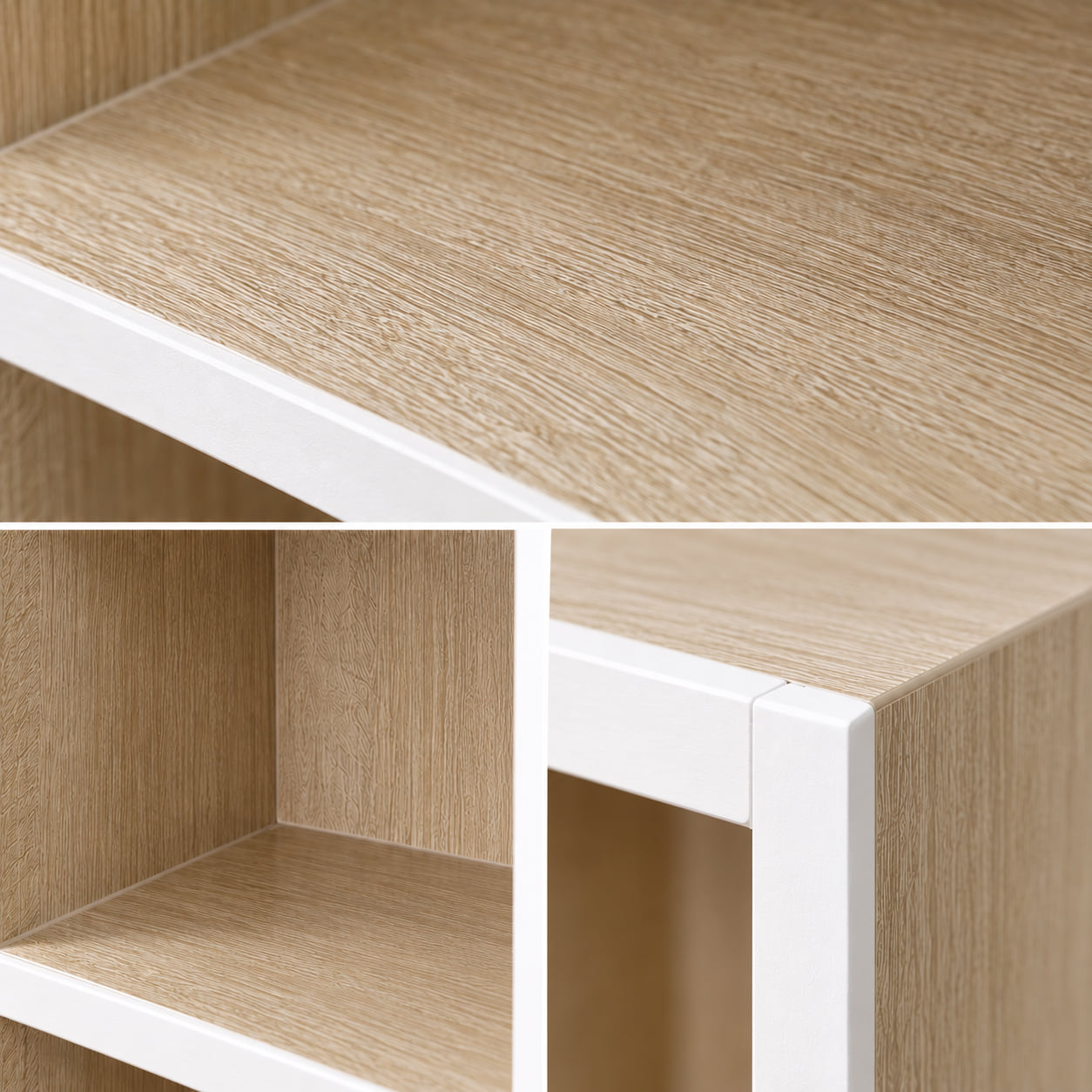 ชั้นวางของอเนกประสงค์ 3 ช่อง KEFVA 10X14X40 ซม. ลายไม้แอช_7