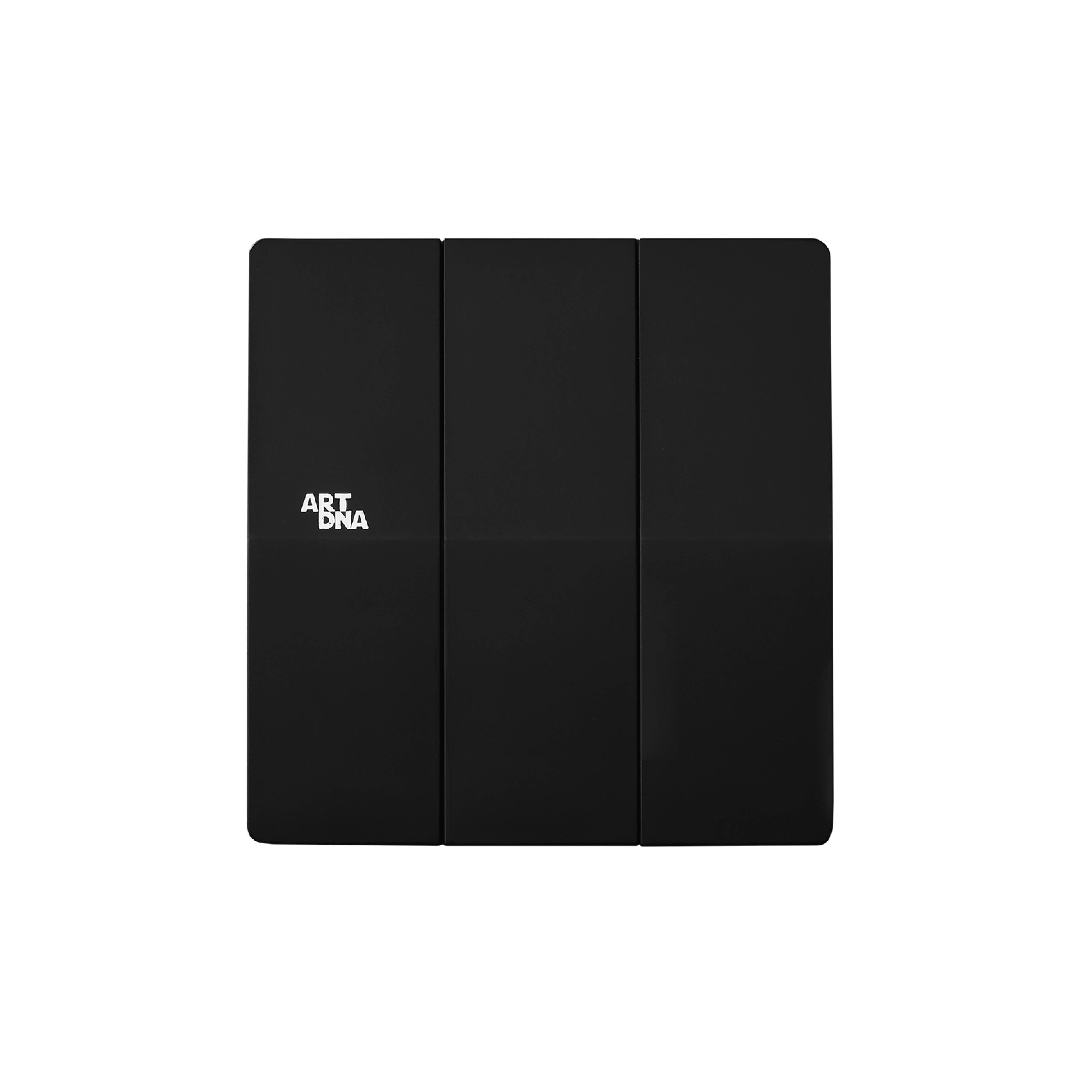 ชุดสวิตซ์ 2 ทาง 3 ช่อง ART DNA A61 FRAMELESS สี BLACK DESIGN SWITCH_0