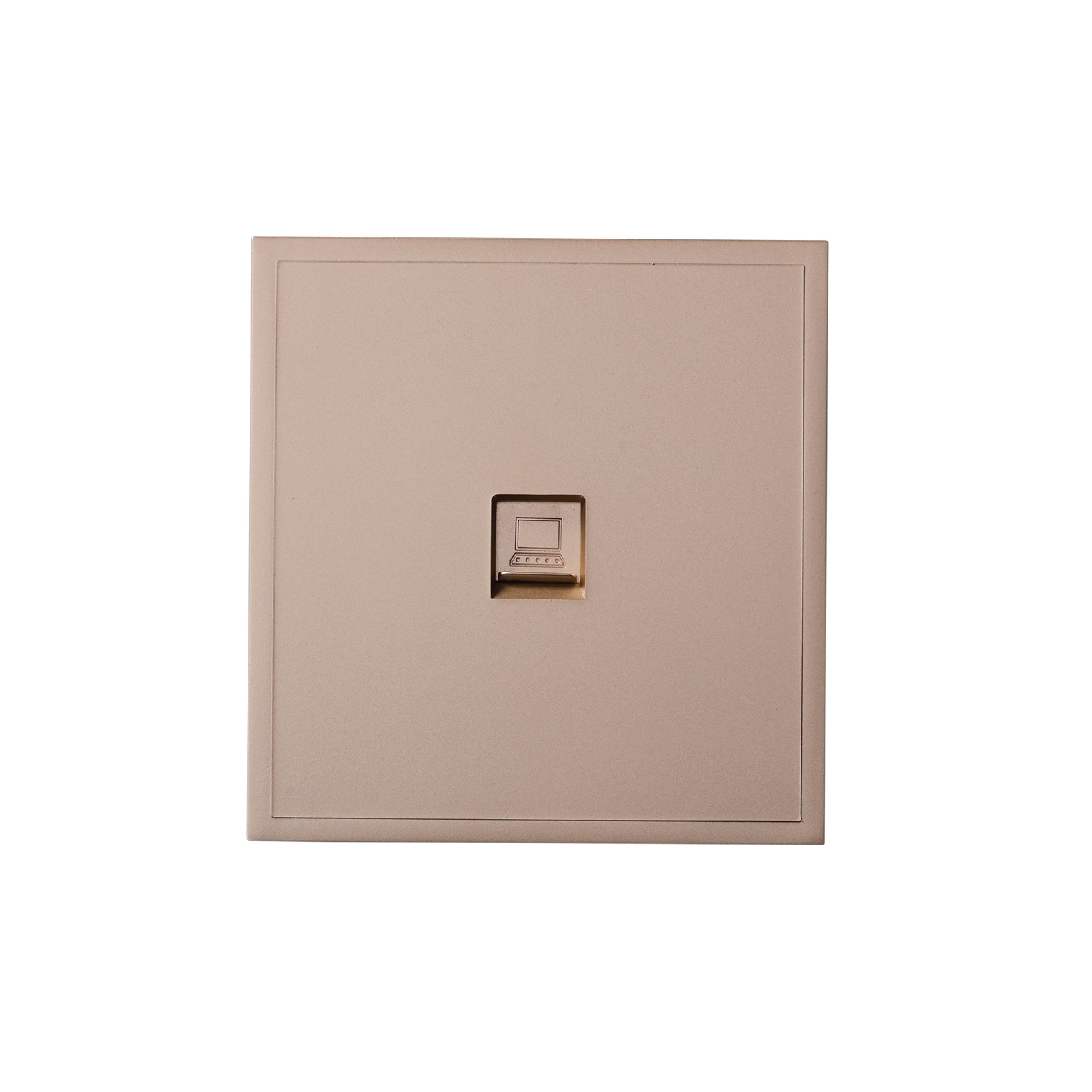 ชุดเต้ารับคอมพิวเตอร์ (LAN/CAT6) ART DNA รุ่น D3 SERIES WITH SOCKET DESIGN สี GOLD_0
