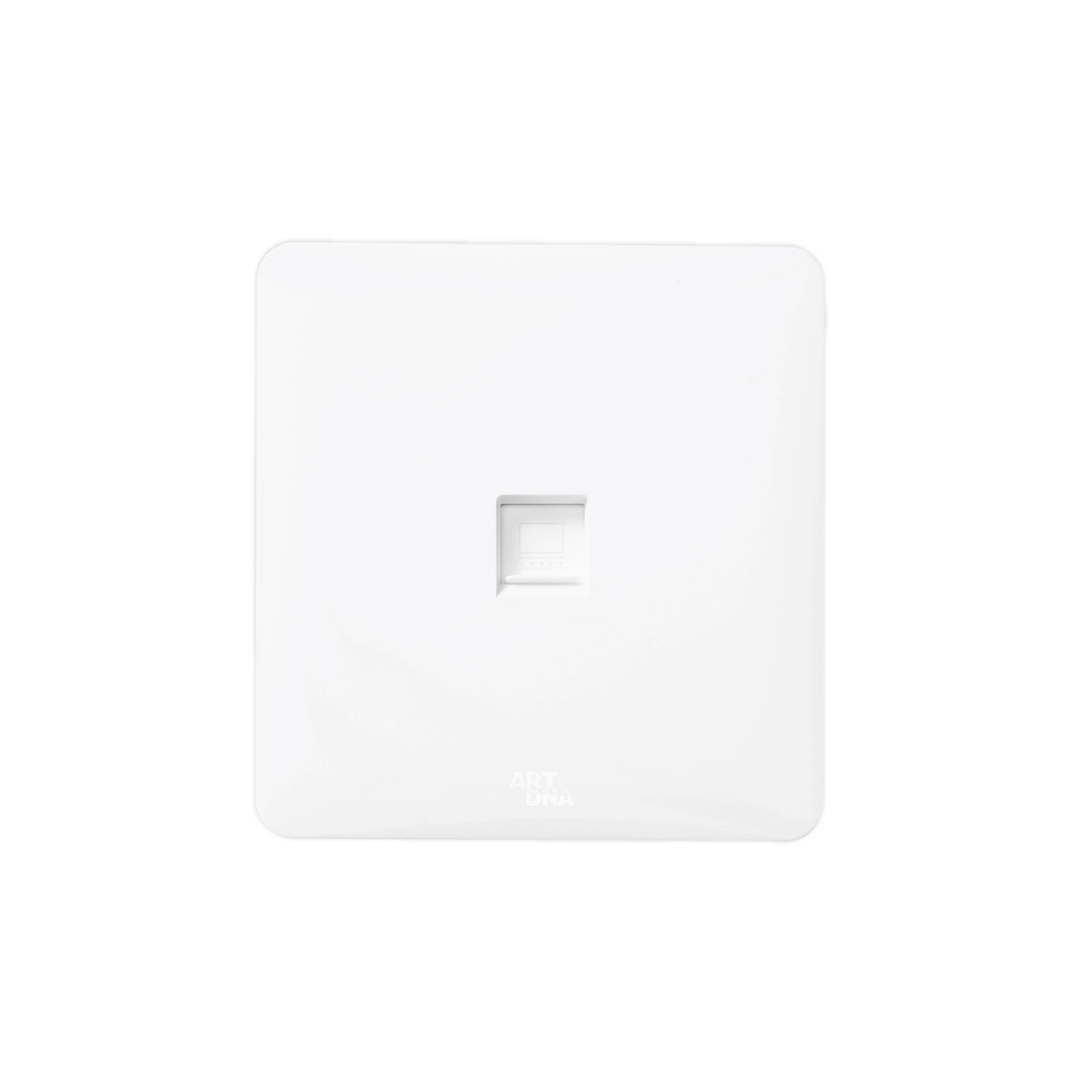 ชุดเต้ารับคอมพิวเตอร์ (LAN/CAT6) ART DNA รุ่น A63 SERIES WITH SOCKET DESIGN สี WHITE_0