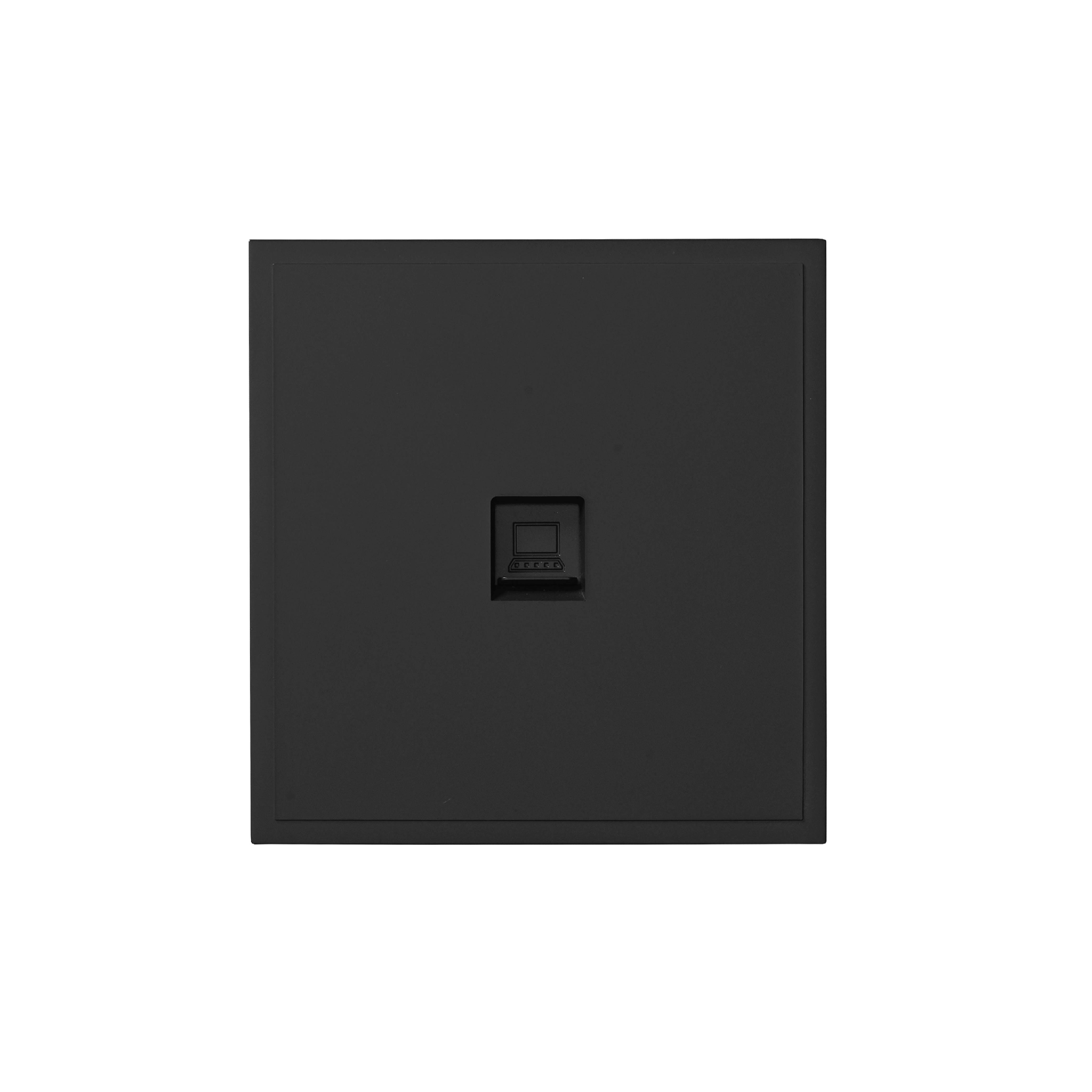 ชุดเต้ารับคอมพิวเตอร์ (LAN/CAT6) ART DNA รุ่น D3 SERIES WITH SOCKET DESIGN สี BLACK_1