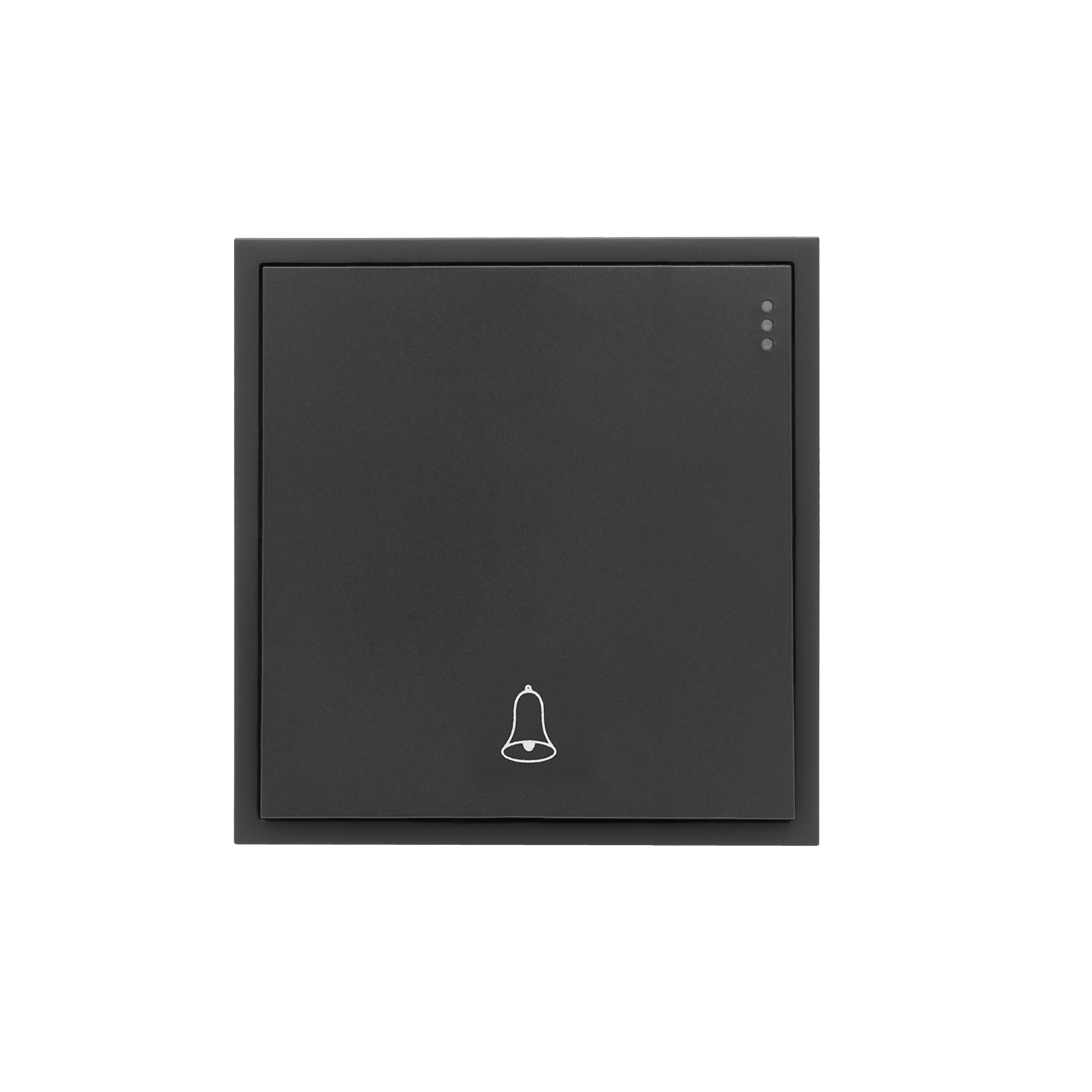 สวิตช์กดกระดิ่ง ART DNA รุ่น D3 SERIES WITH SOCKET DESIGN สี BLACK_1