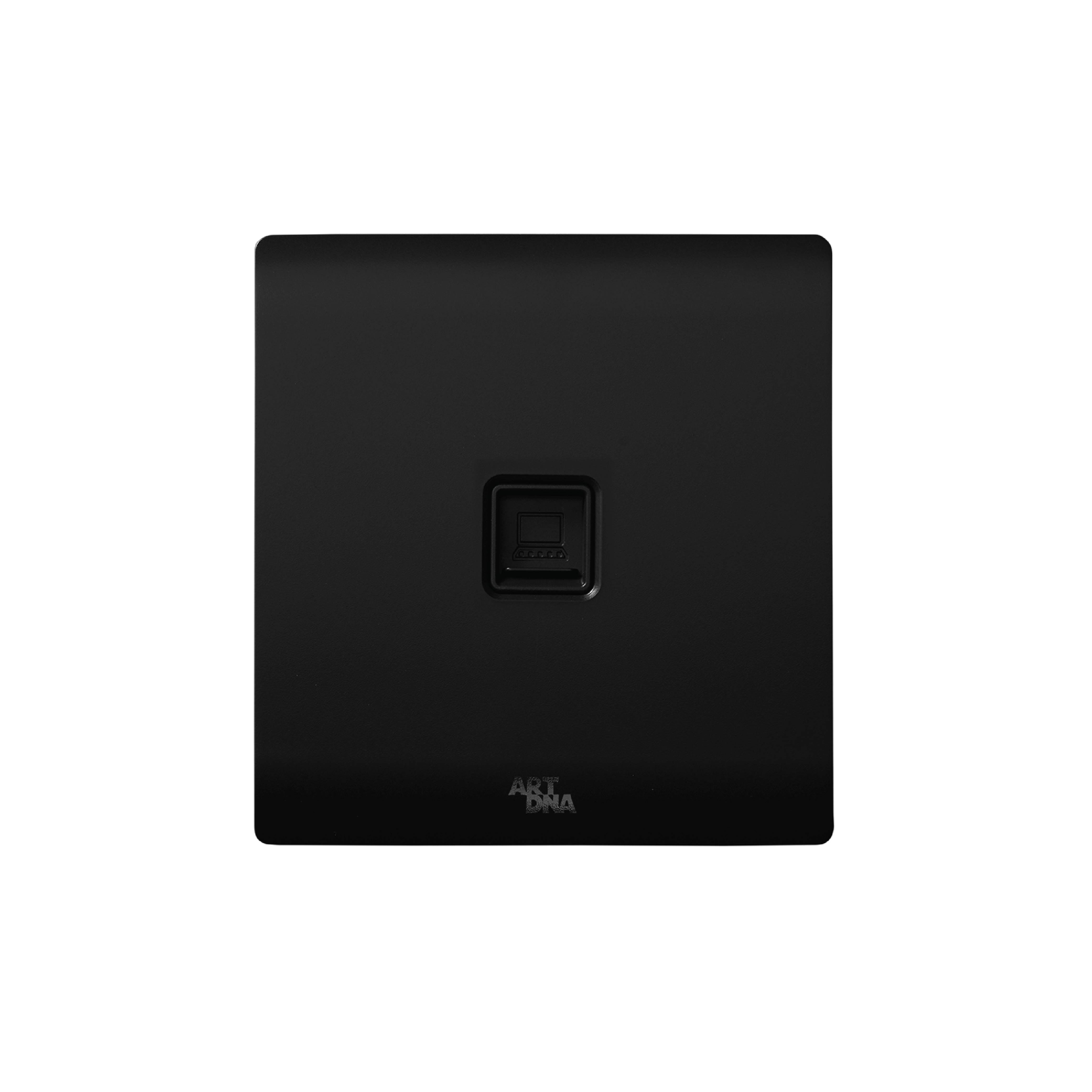 ชุดเต้ารับคอมพิวเตอร์ (LAN/CAT6) ART DNA รุ่น A61 SERIES WITH SOCKET DESIGN สี BLACK_1