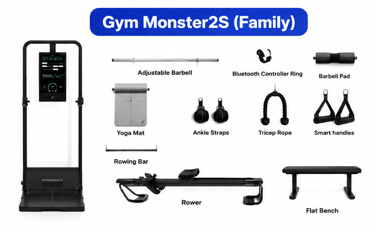 เครื่องออกกำลังกายอัจฉริยะ AI SPEEDIANCE HOME GYM แบบ ALL-IN-ONE, GYM MONSTER 2S FAMILY_0