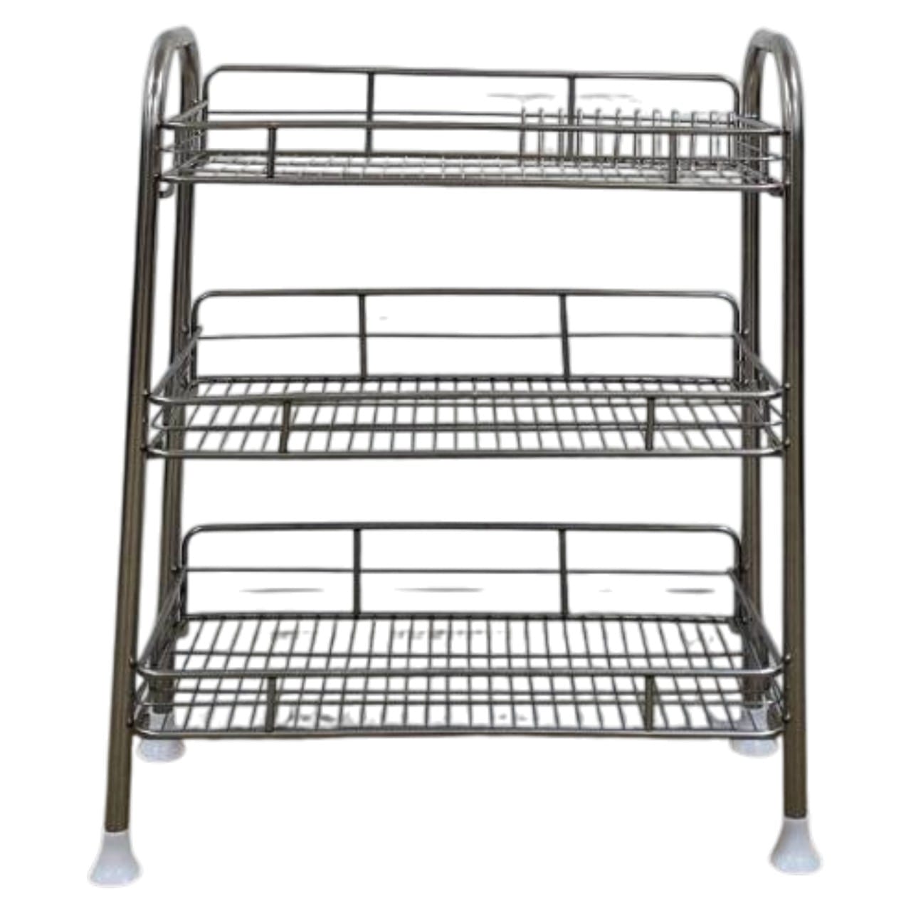 ชั้นคว่ำจานสเตนเลส 3 ชั้น MEETANG STAINLESS รุ่น MT545P(ชั้นซี่ ตระแกรงคว่ำจาน) ขนาด 27X64X74ซม._0