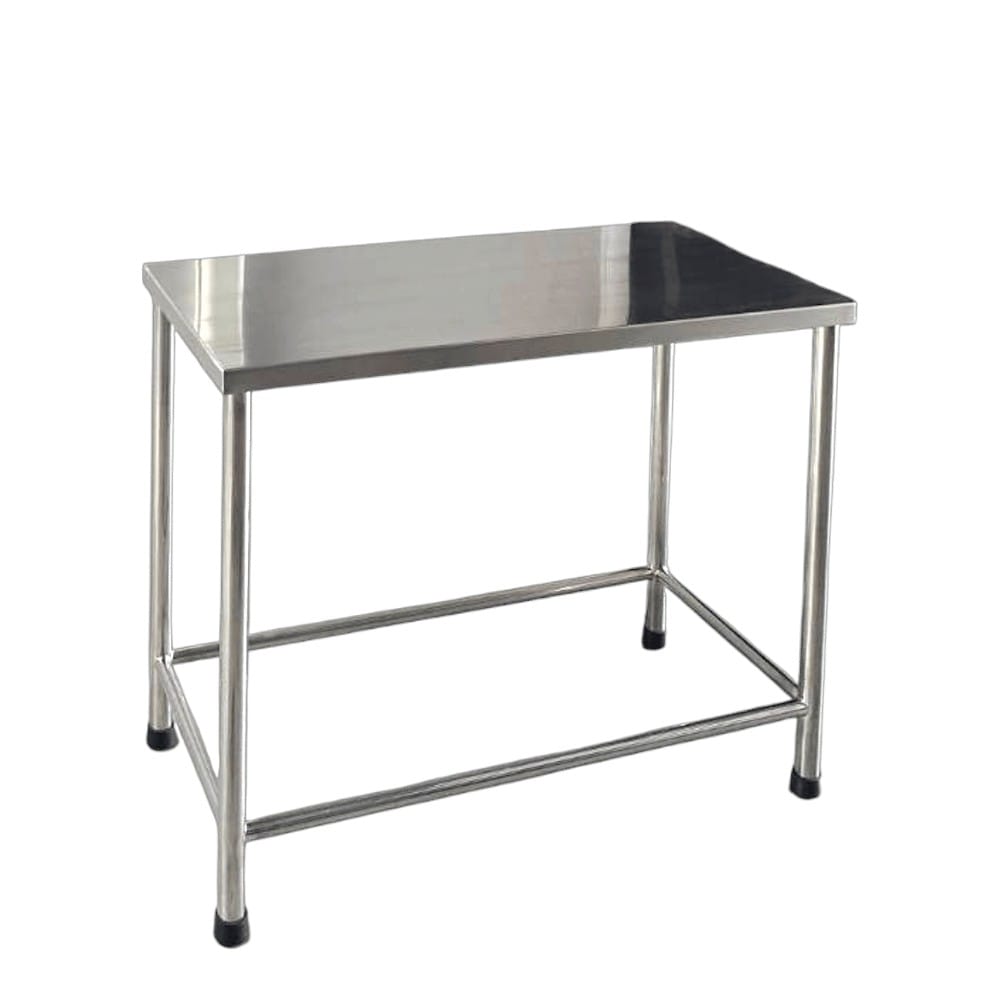 โต๊ะอเนกประสงค์ สแตนเลส304 MEETANG STAINLESS รุ่น TB-ล้อมล่าง ความหนา 1 มม. ขนาด50X100X80 ซม._0