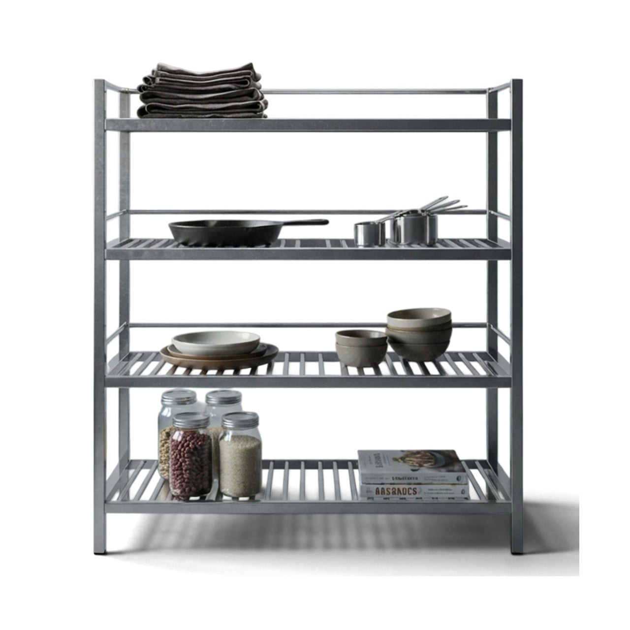 ชั้นวางของสแตนเลส MEETANG STAINLESS รุ่น R4ซี่-3580100 80 ซม._0