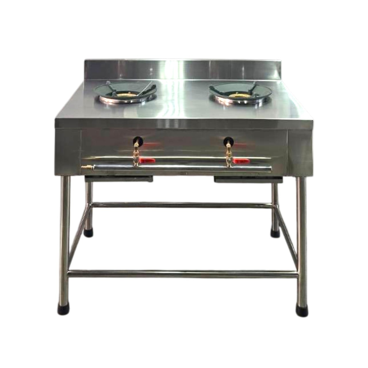 เตาแก๊สตั้งพื้นสแตนเลส 2 หัว MEETANG STAINLESS GT2-7010075-ไม่ร่อง_0