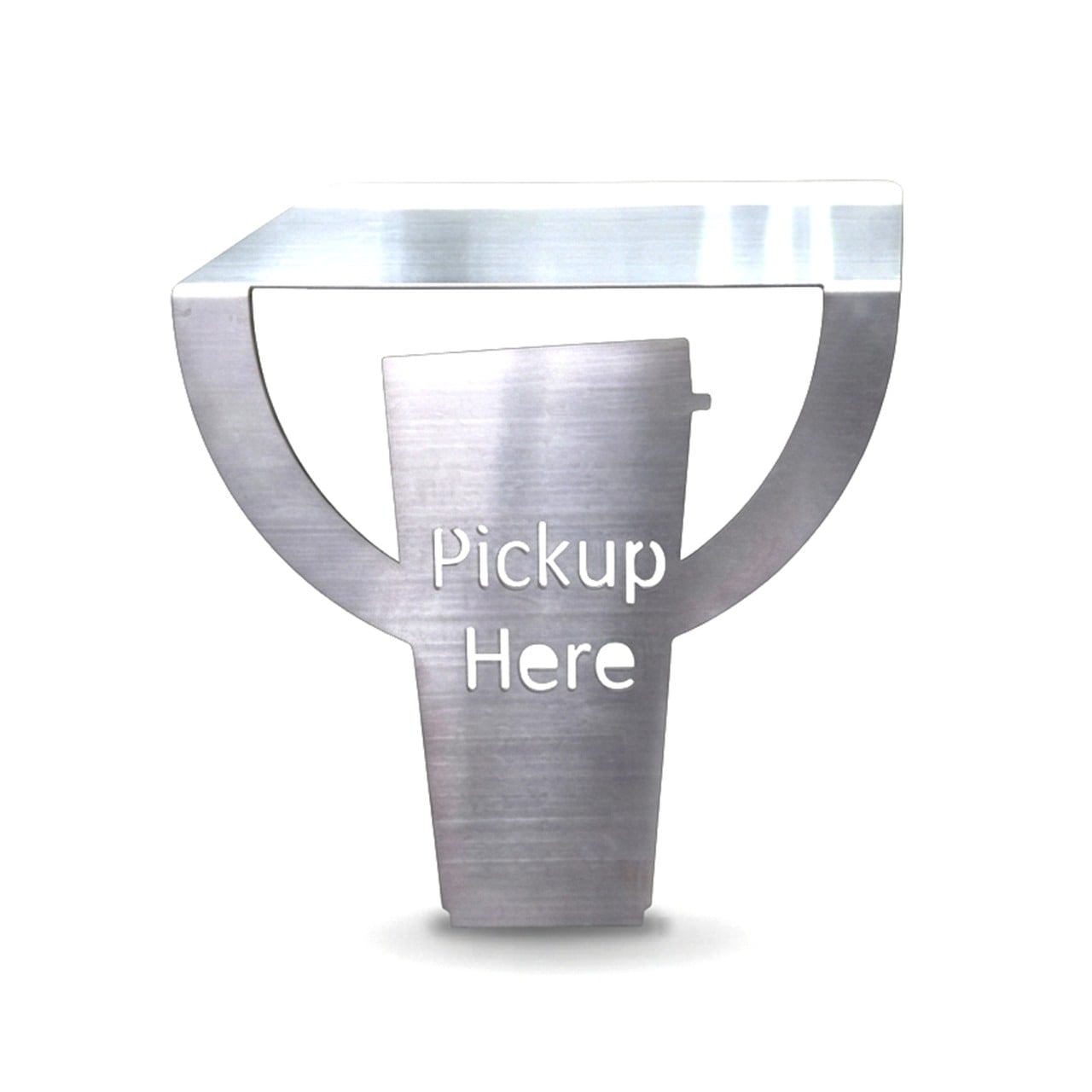 ป้าย PICKUP HERE MEETANG STAINLESS 1D_PICKUPHERE_0