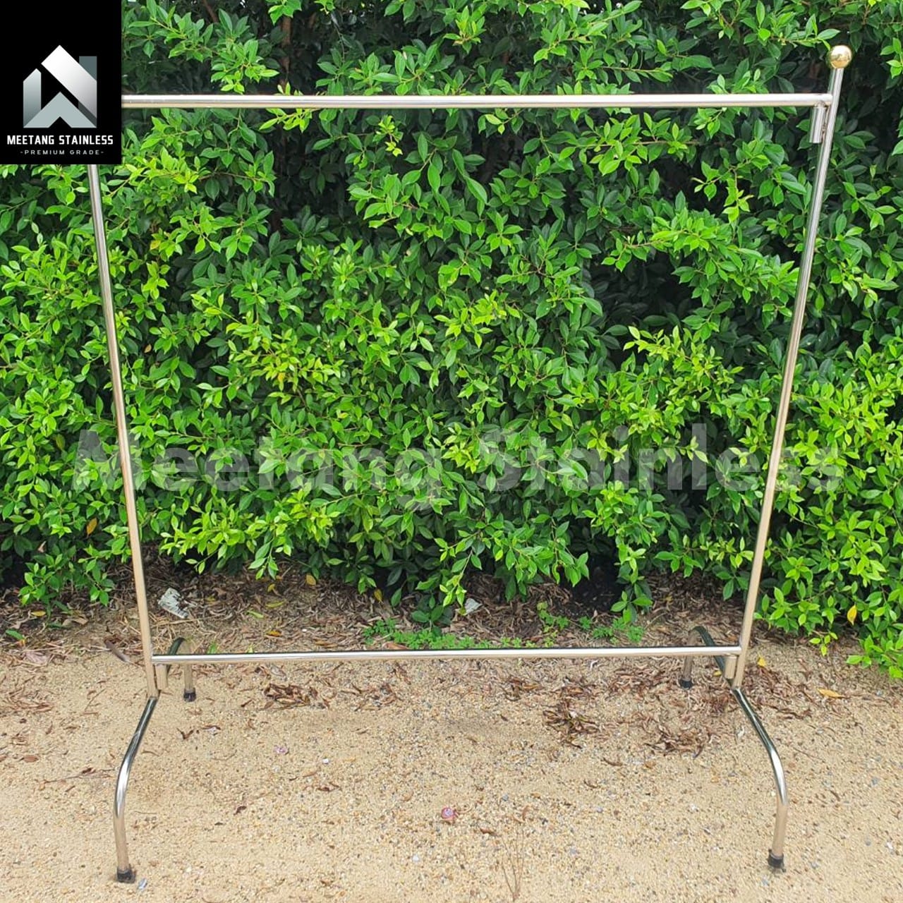 ราวตากผ้าสแตนเลส MEETANG STAINLESS รุ่น CR-SINGLE100 ขนาด 53X100X153ซม._1