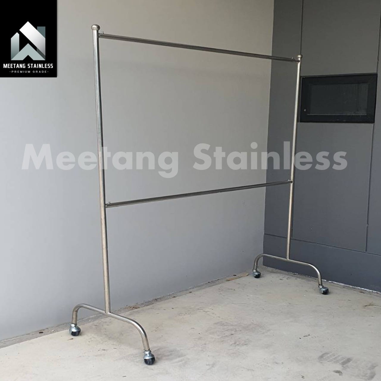 ราวตากผ้าสแตนเลส MEETANG STAINLESS รุ่น CR-2L150 ขนาด 58X152X184 ซม._1
