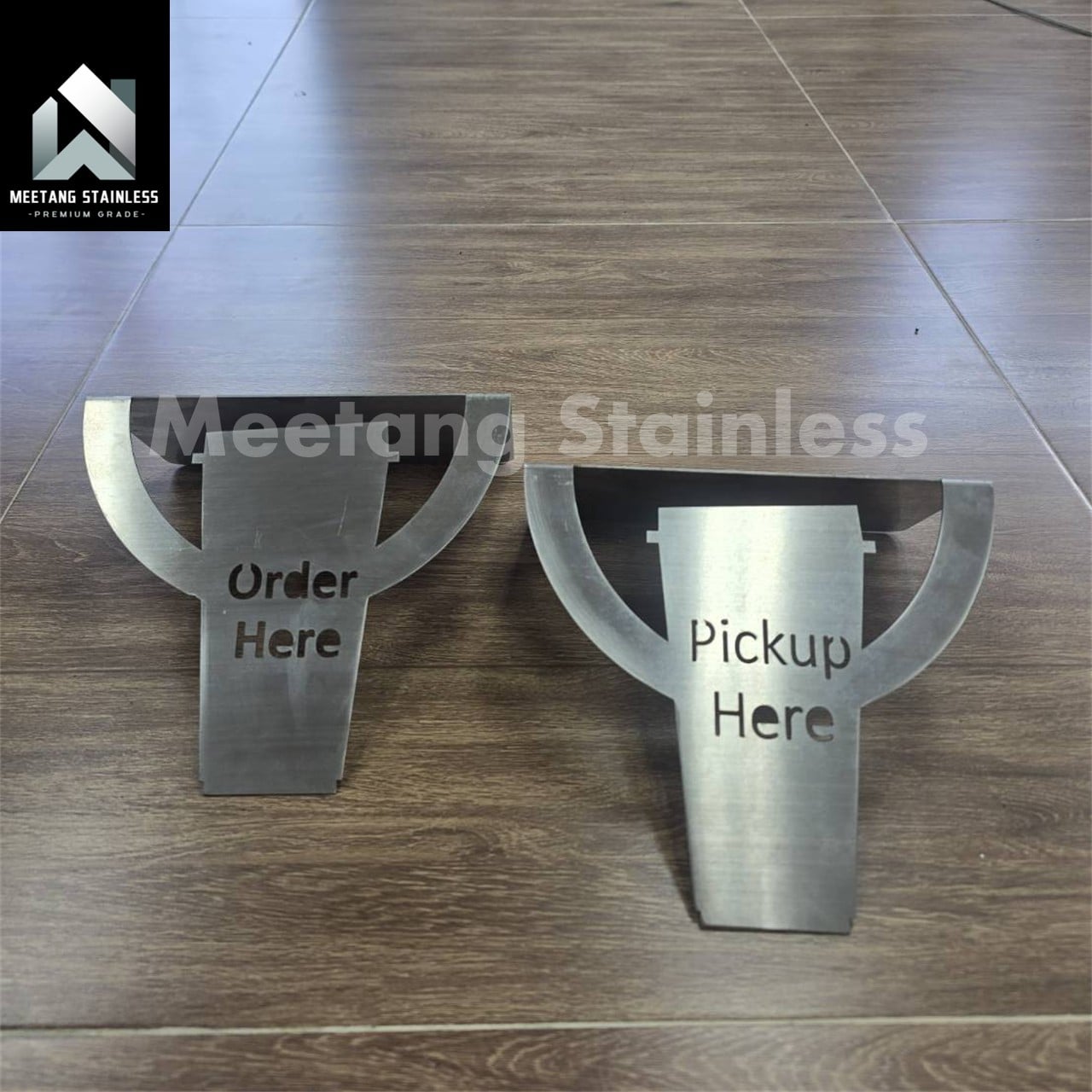 ป้าย PICKUP HERE MEETANG STAINLESS 1D_PICKUPHERE_3
