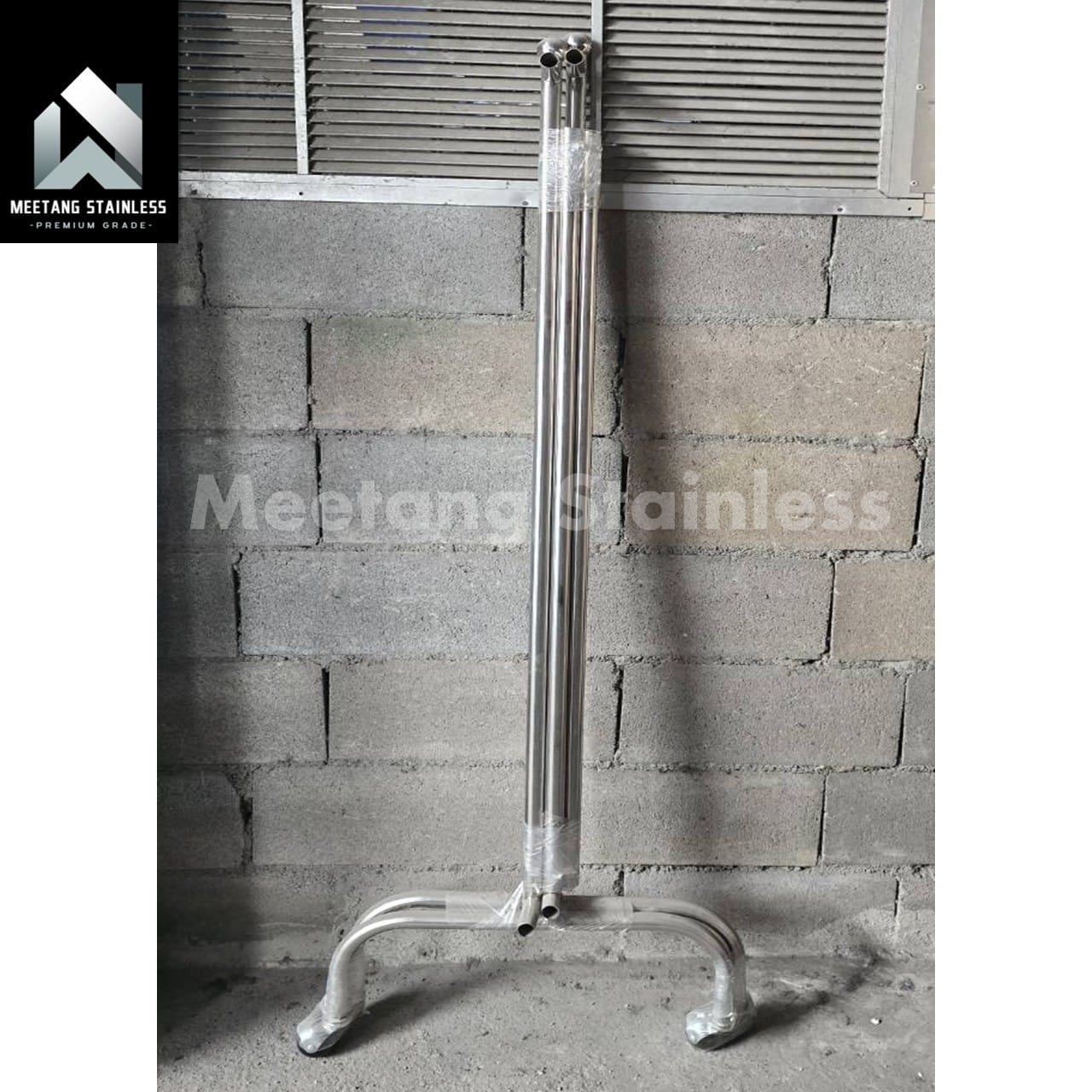 ราวตากผ้าสแตนเลส MEETANG STAINLESS รุ่น CR-SINGLE120 ขนาด 54X121X153ซม._4