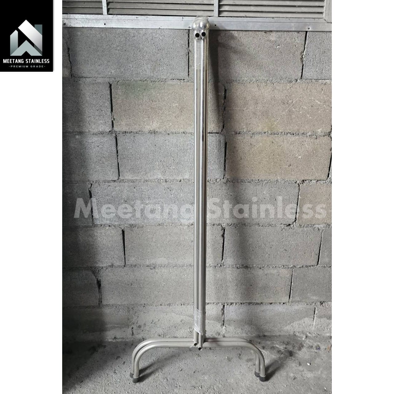 ราวตากผ้าสแตนเลส MEETANG STAINLESS รุ่น CR-SINGLE100 ขนาด 53X100X153ซม._5